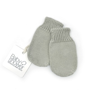 Manoplas bebé TRICOT Babyshower dune