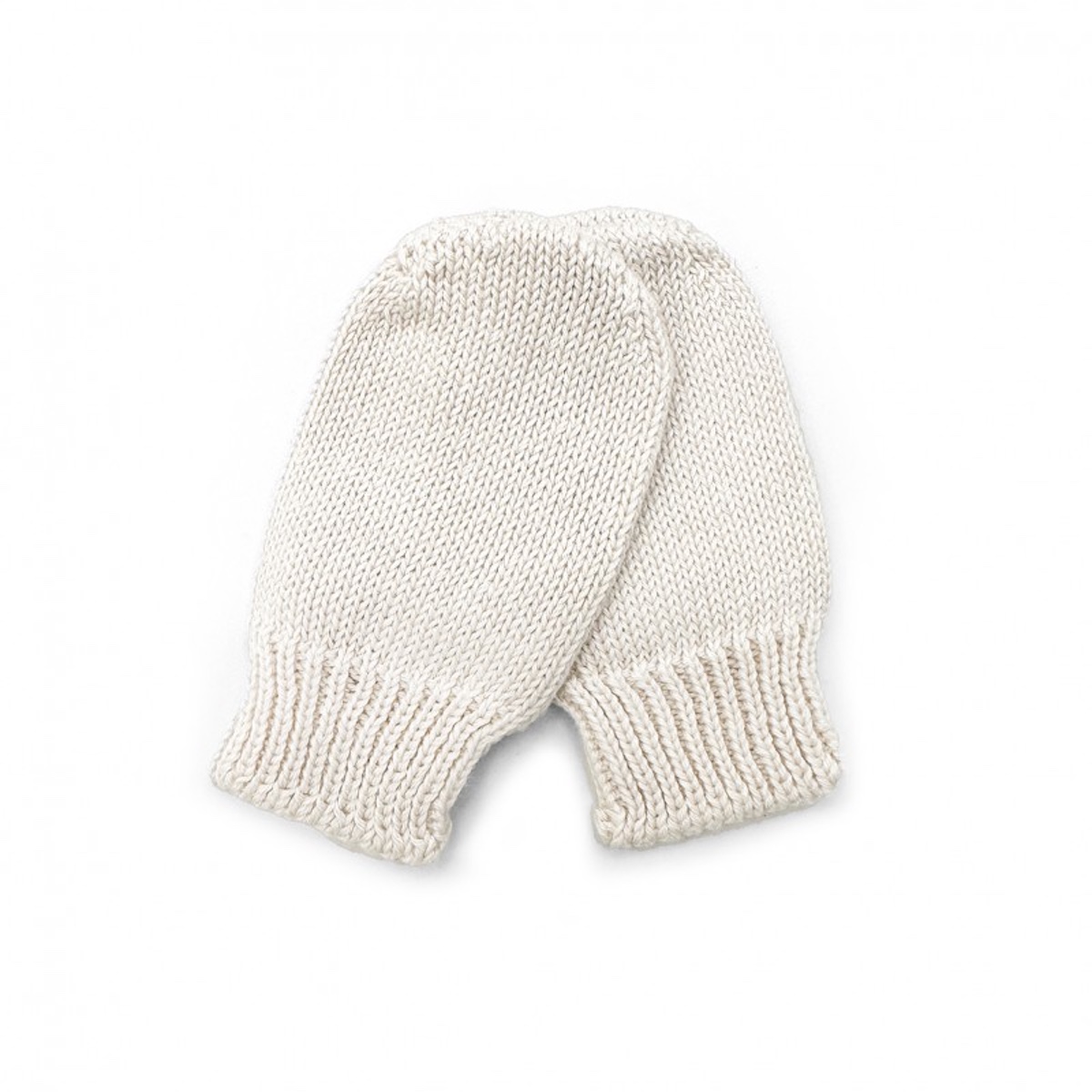 Manoplas bebé TRICOT Babyshower ivory