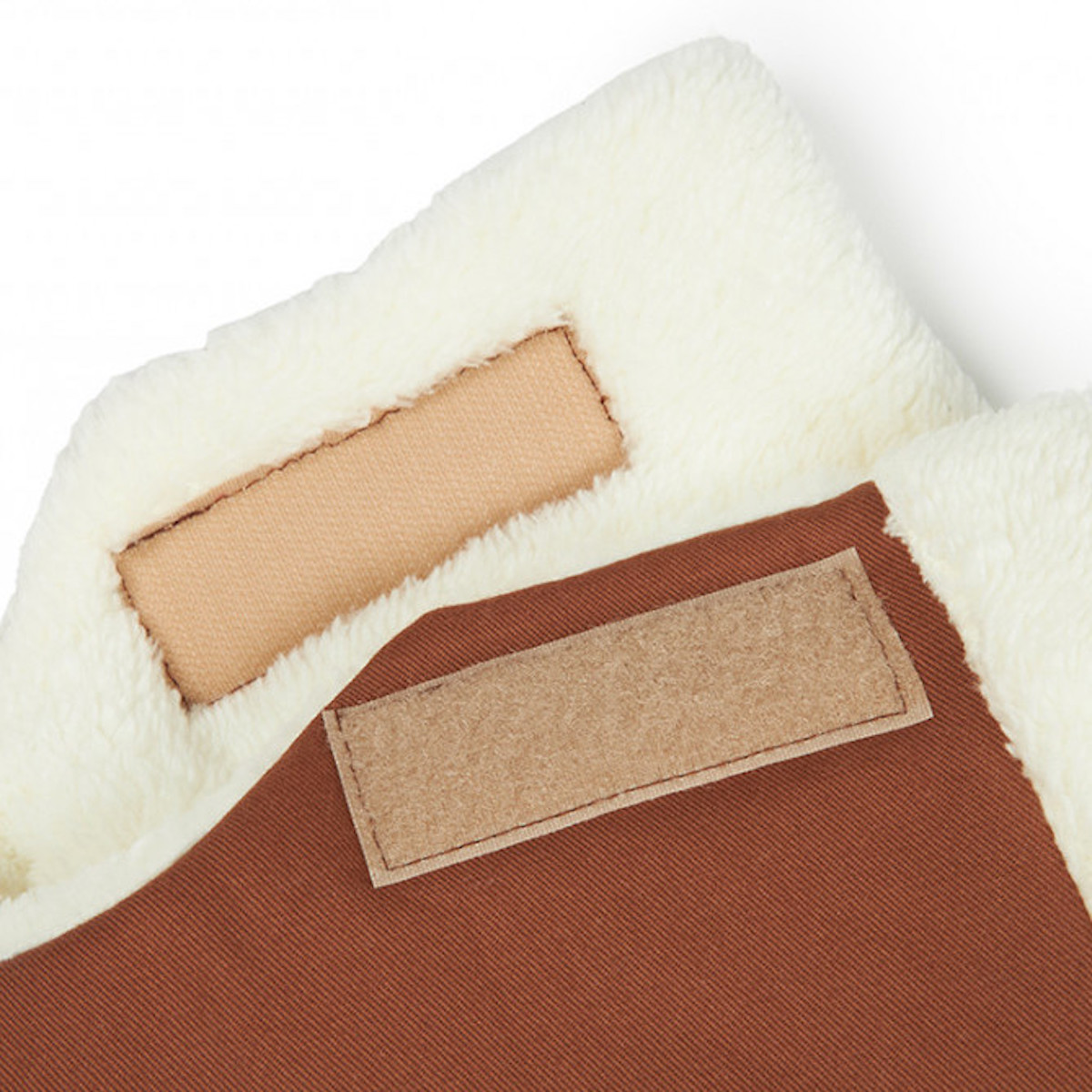 Manoplas impermeables cochecito BABY ON THE GO Nobodinoz clay brown
