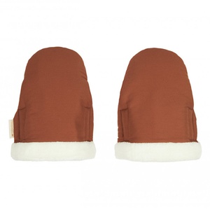 Manoplas impermeables cochecito BABY ON THE GO Nobodinoz clay brown