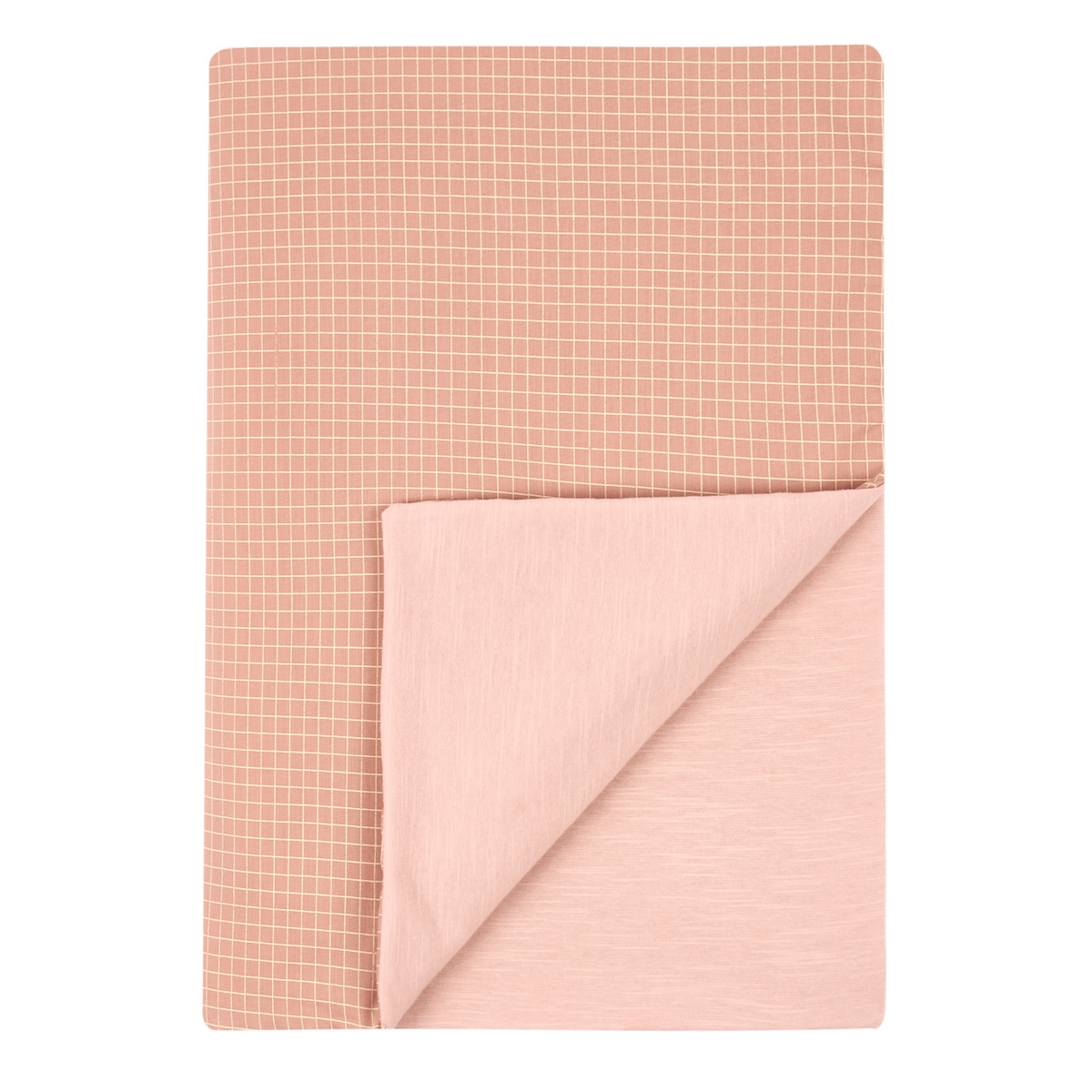 Manta 70x100cm STORIES Edición Limitada Nobodinoz blush lemon grid