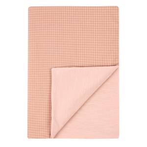 Manta 70x100cm STORIES Edición Limitada Nobodinoz blush lemon grid