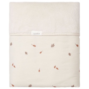 Manta 75x100cm FOREST TREASURES Koeka teddy reversible warm white