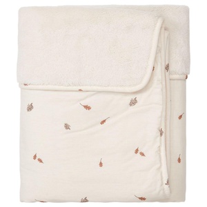 Manta 75x100cm FOREST TREASURES Koeka teddy reversible warm white