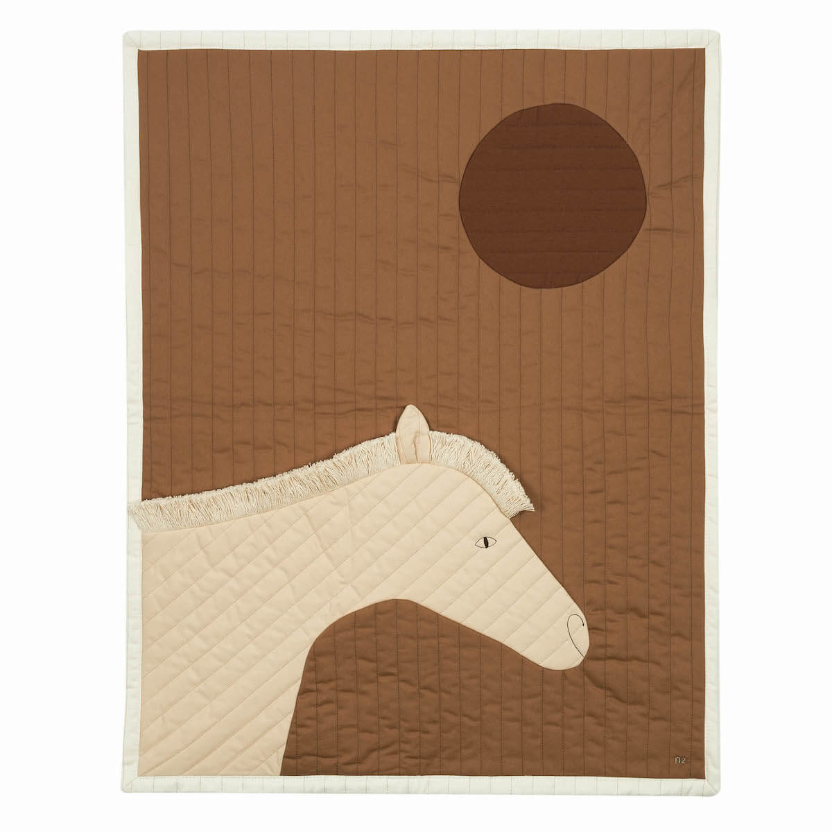 Manta acolchada 73x95cm ARTY QUILT Nobodinoz Horse