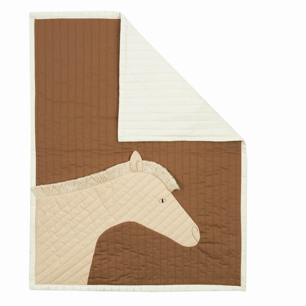 Manta acolchada 73x95cm ARTY QUILT Nobodinoz Horse