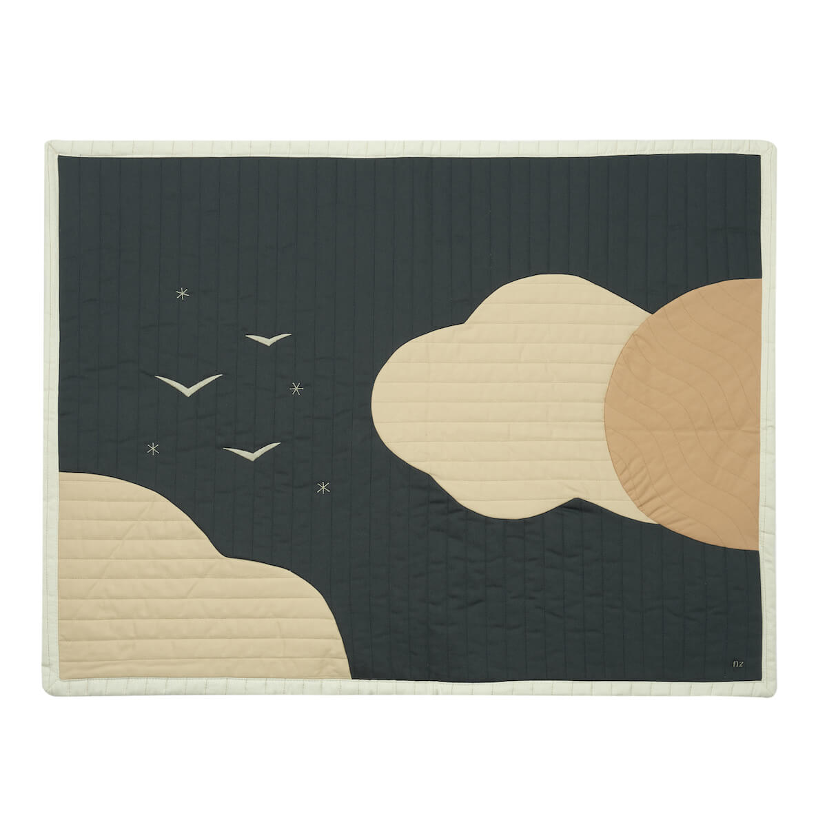 Manta acolchada 73x95cm ARTY QUILT Nobodinoz Sky