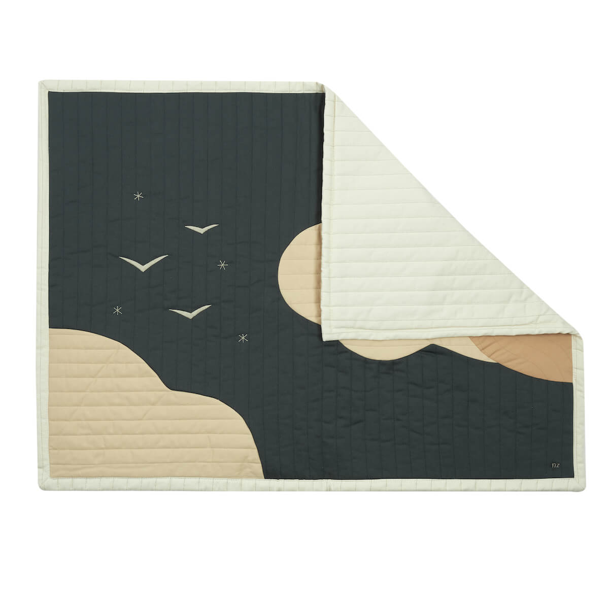 Manta acolchada 73x95cm ARTY QUILT Nobodinoz Sky