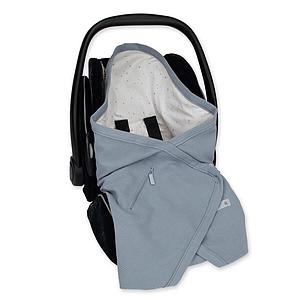 Manta BISIDE Bemini wafle jersey azul jeans