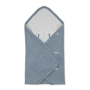 Manta BISIDE Bemini wafle jersey azul jeans