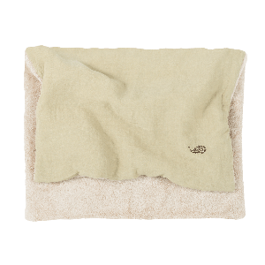 Manta invierno 70x100cm FRENCH LINEN Nobodinoz green tea