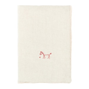 Manta invierno 70x100cm FRENCH LINEN Nobodinoz greige