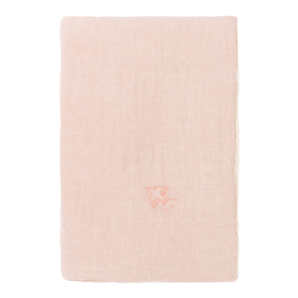 Manta invierno 70x100cm FRENCH LINEN Nobodinoz mauve pink