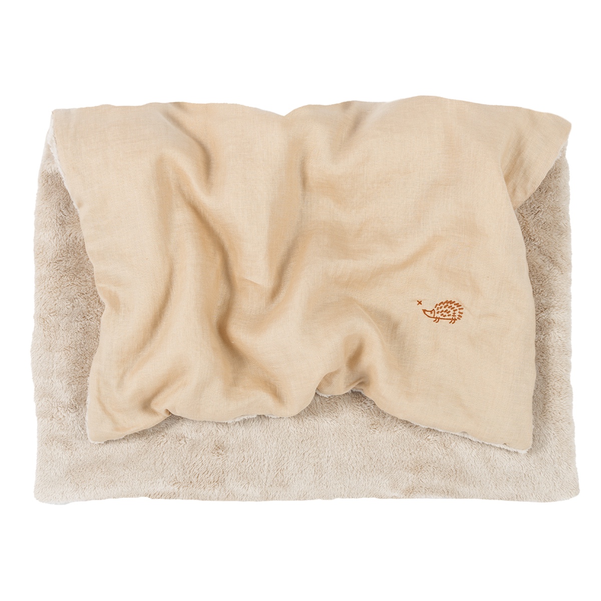 Manta invierno 70x100cm FRENCH LINEN Nobodinoz sand
