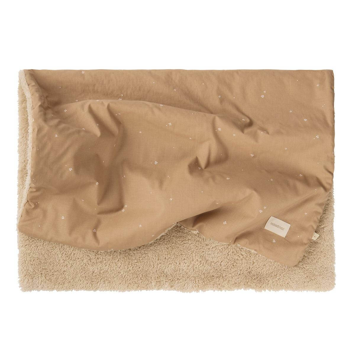 Manta invierno 70x100cm STORIES Nobodinoz blush little cherries