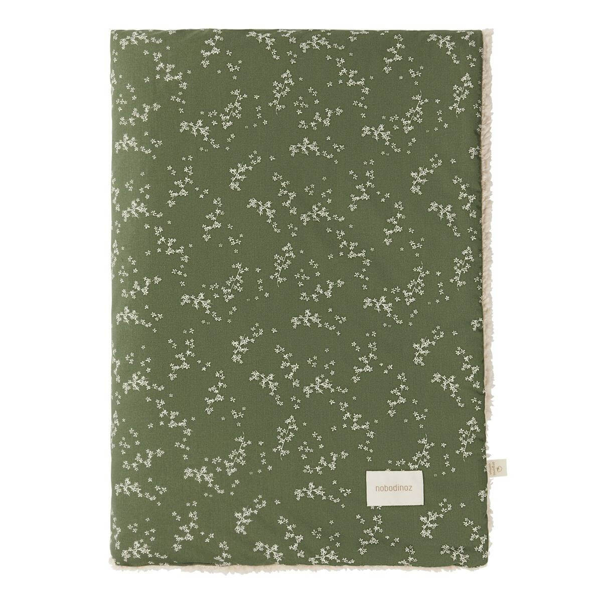 Manta invierno 70x100cm STORIES Nobodinoz green jasmine