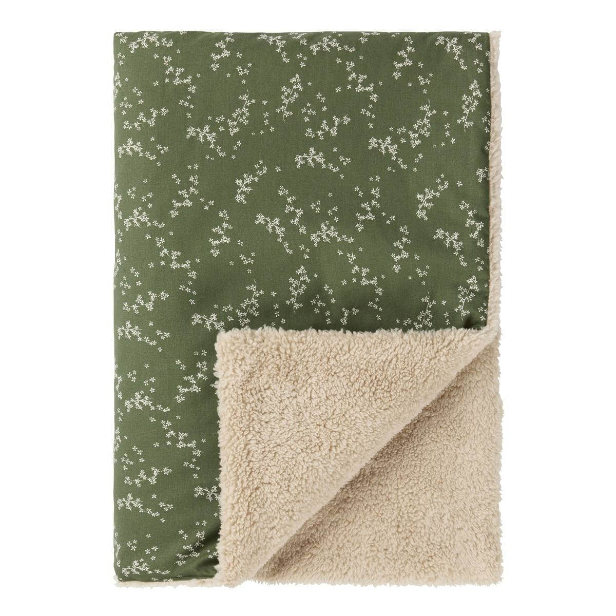 Manta invierno 70x100cm STORIES Nobodinoz green jasmine