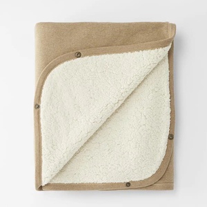 Manta peluche 75x95cm Cloby marrón