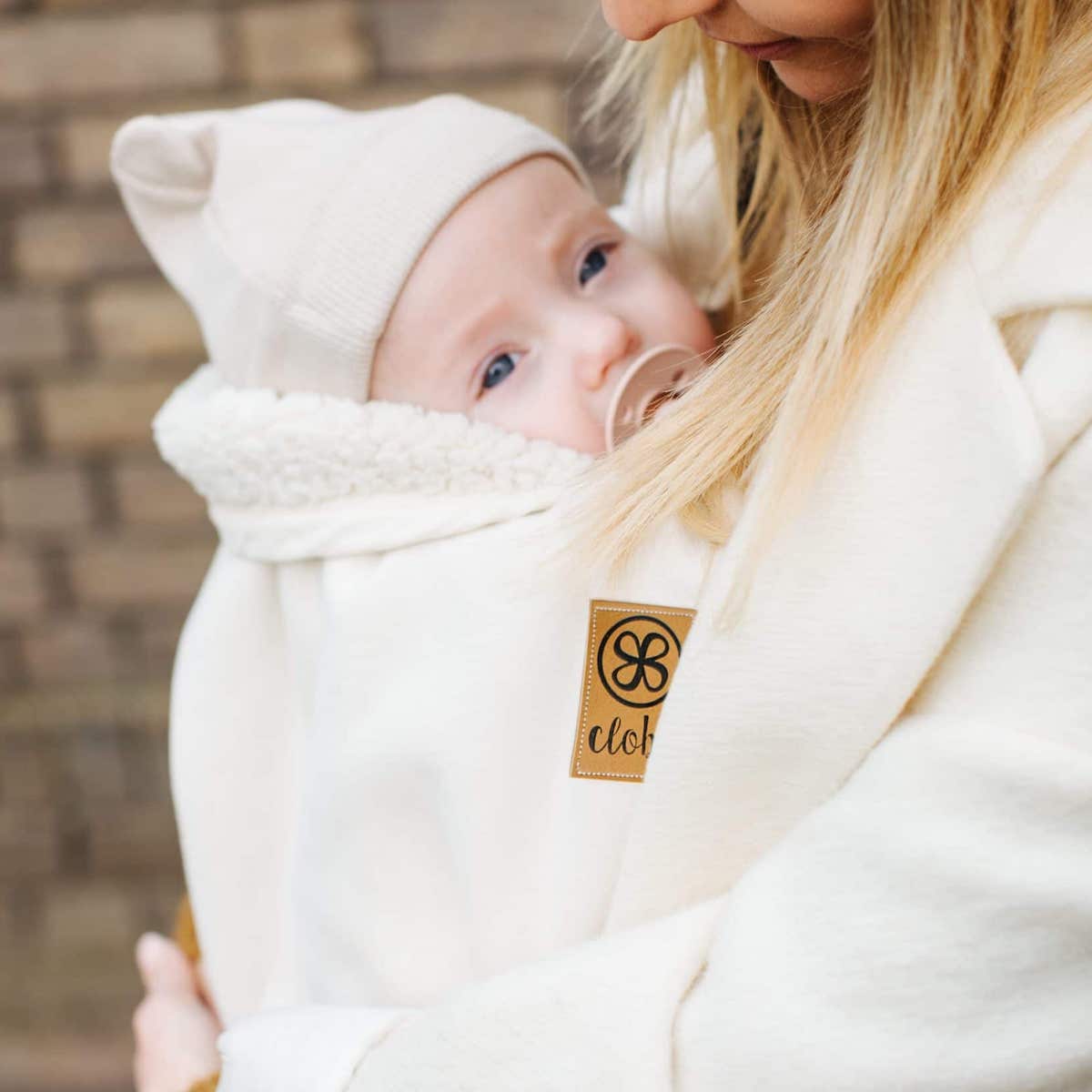 Manta peluche 75x95cm Cloby off white