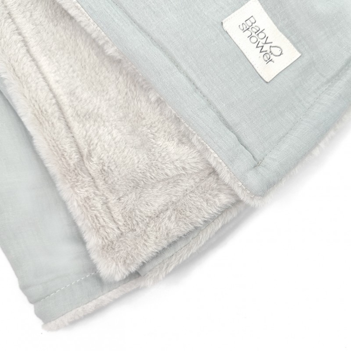 Manta polar XL Babyshower mint breeze