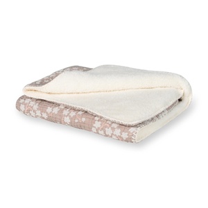 Manta teddy 65x80cm NATURAL Quax blossom