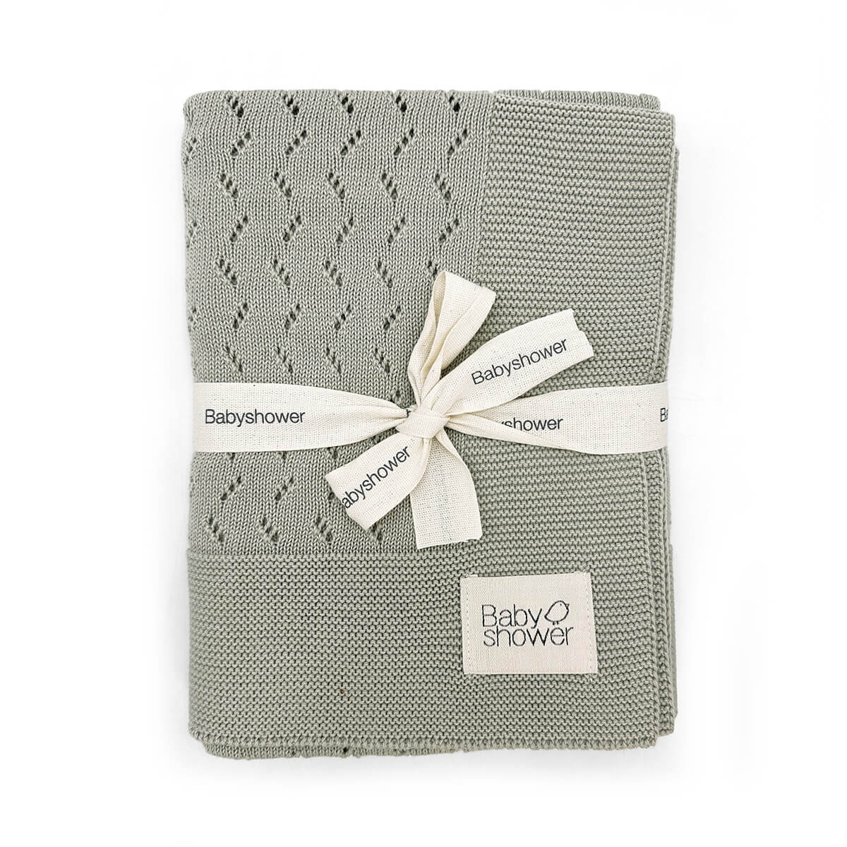 Manta tricot CLASSIC Babyshower dune
