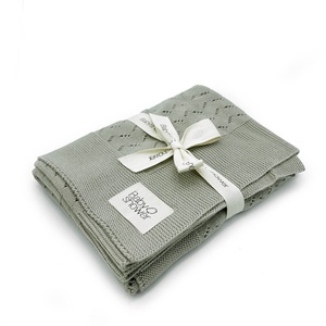 Manta tricot CLASSIC Babyshower dune