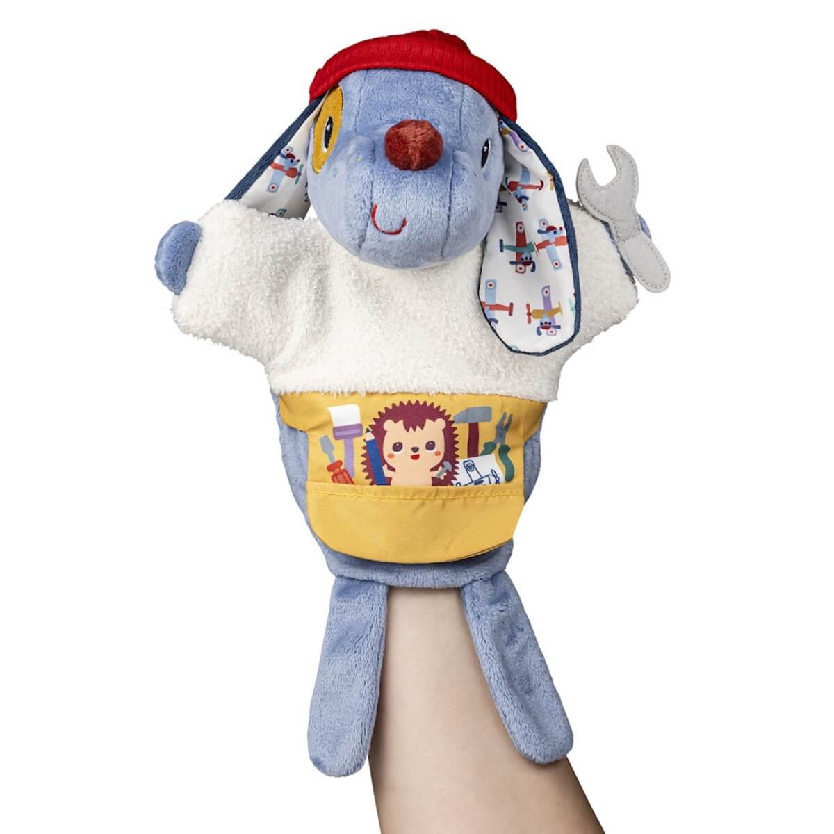 Marioneta mano perro JULES Lilliputiens