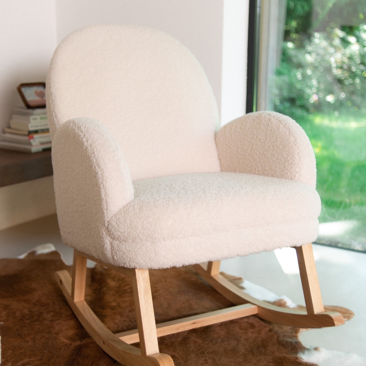 Mecedora adulto Childhome Teddy crudo