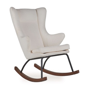 Mecedora adulto DE LUXE Quax teddy crema