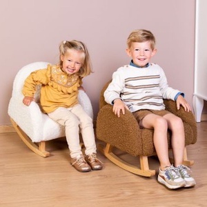 Mecedora infantil Childhome Teddy crudo