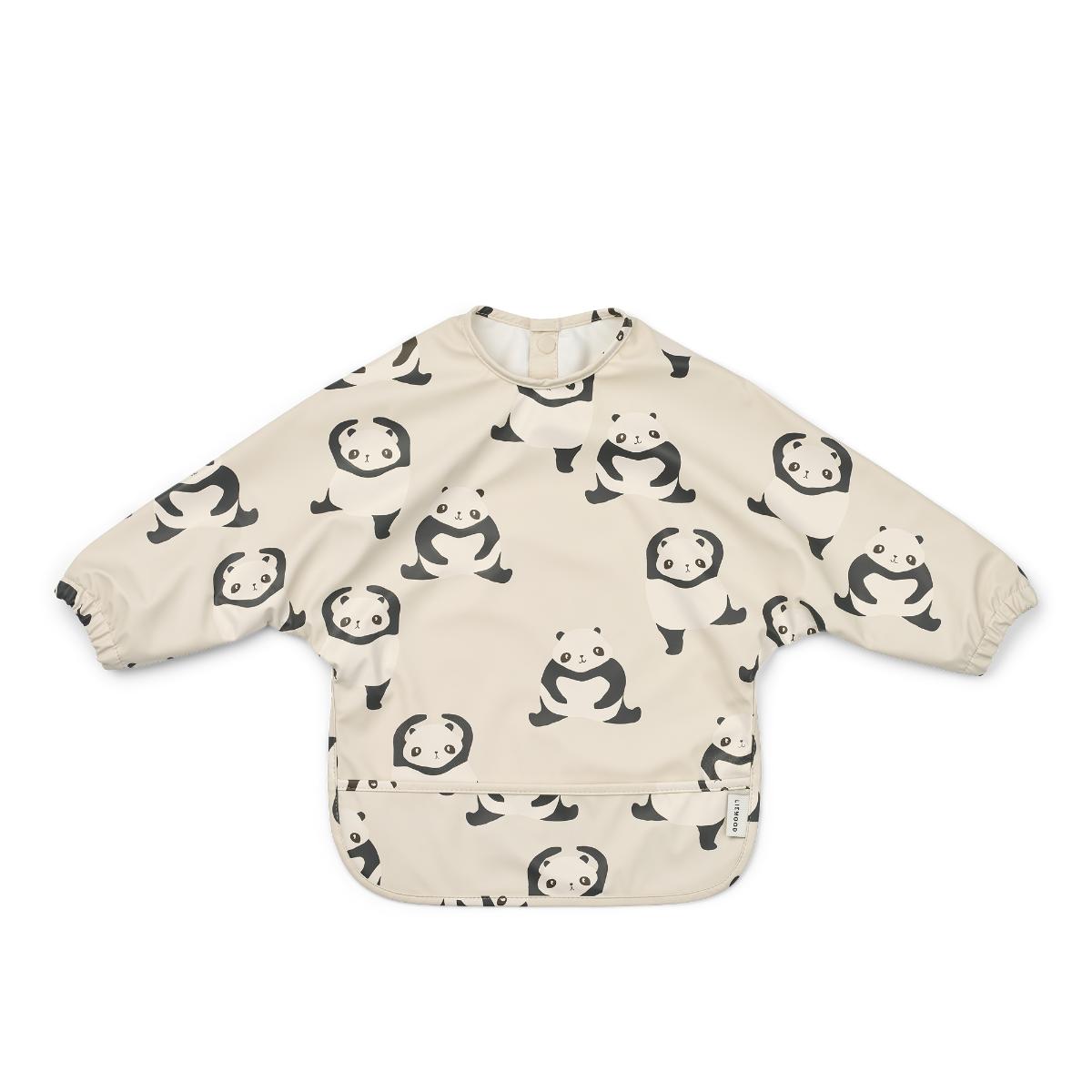 Merle Printed Cape Bib Liewood Panda Sandy