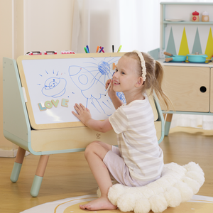 Mesa dibujo-biblioteca 2en1 Hape