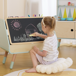 Mesa dibujo-biblioteca 2en1 Hape