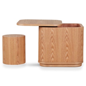 Mesa infantil almacenaje YUME Quax fresno natural