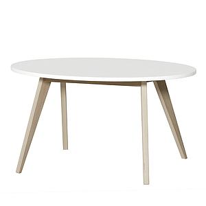 Mesa infantil Pingpong WOOD Oliver Furniture blanco-roble