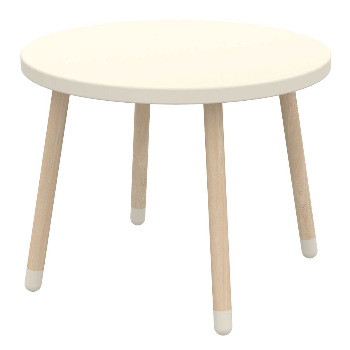 Mesa juegos 60cm DOTS Flexa fresno-crema