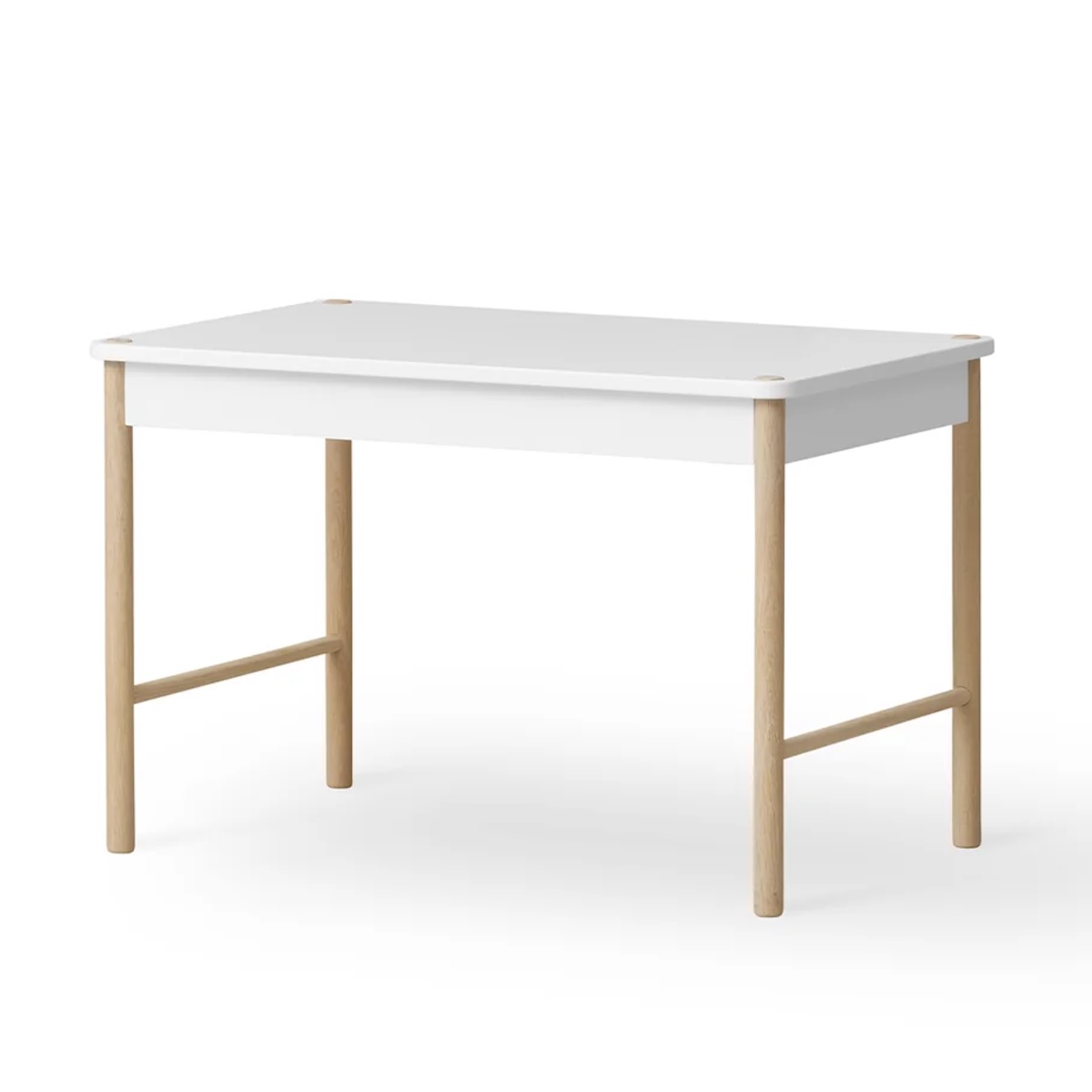 Mesa juegos CAMP Oliver Furniture blanco-roble