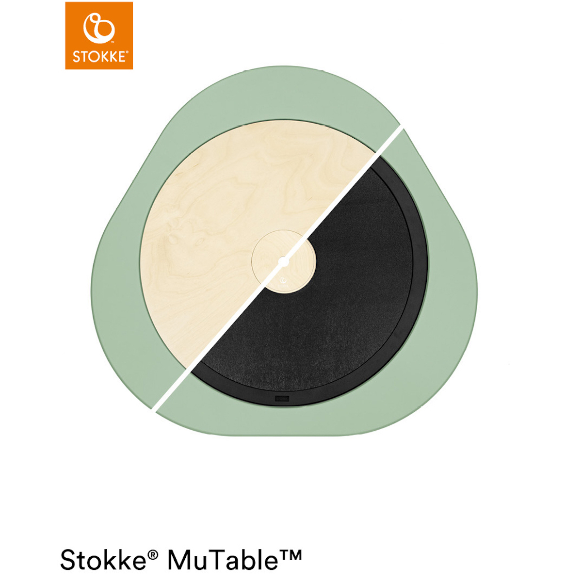 Mesa juegos MUTABLE V2 Stokke clover green