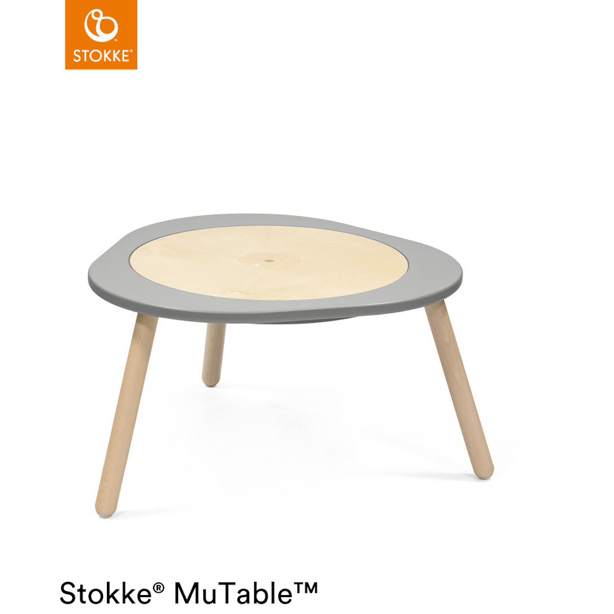 Mesa juegos MUTABLE V2 Stokke storm grey