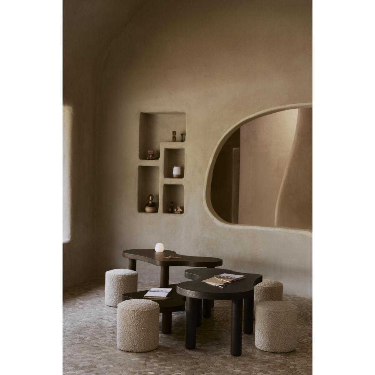 Mesa modular orgánica MODU Quax black forest