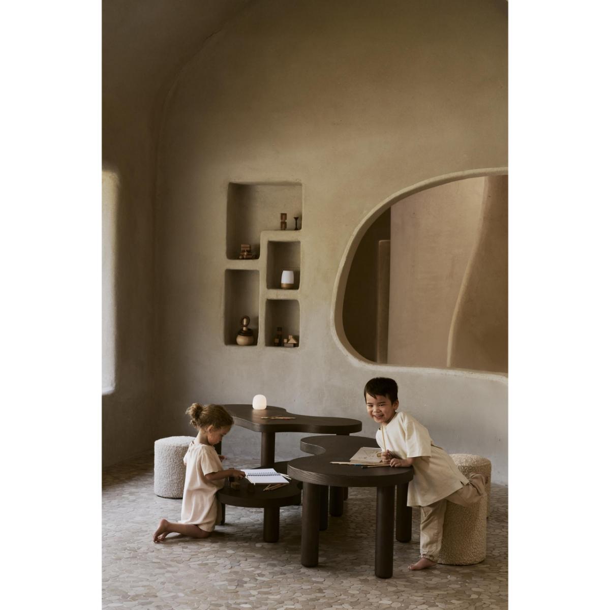 Mesa modular orgánica MODU Quax black forest