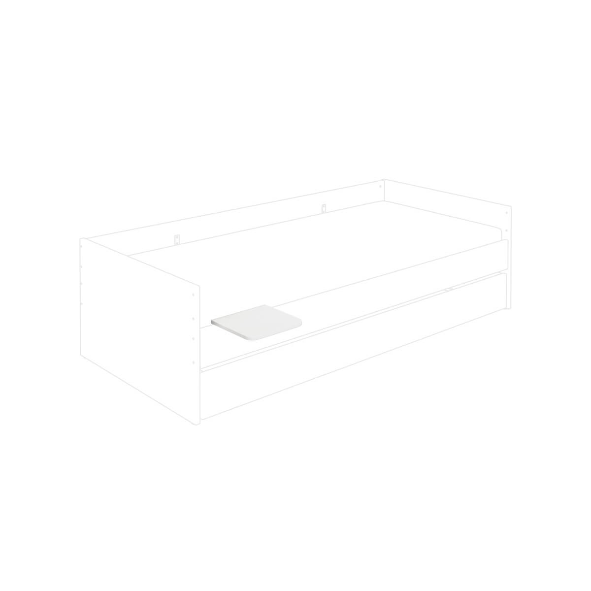 Mesita cama sofá LOVELY ALIV Yuny by Paidi off white