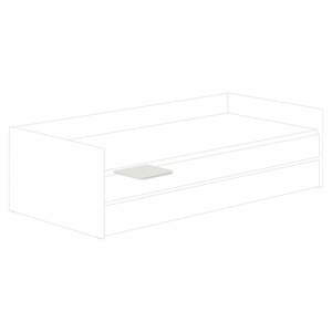 Mesita cama sofá SISTER LOU Yuny by Paidi cashmere beige