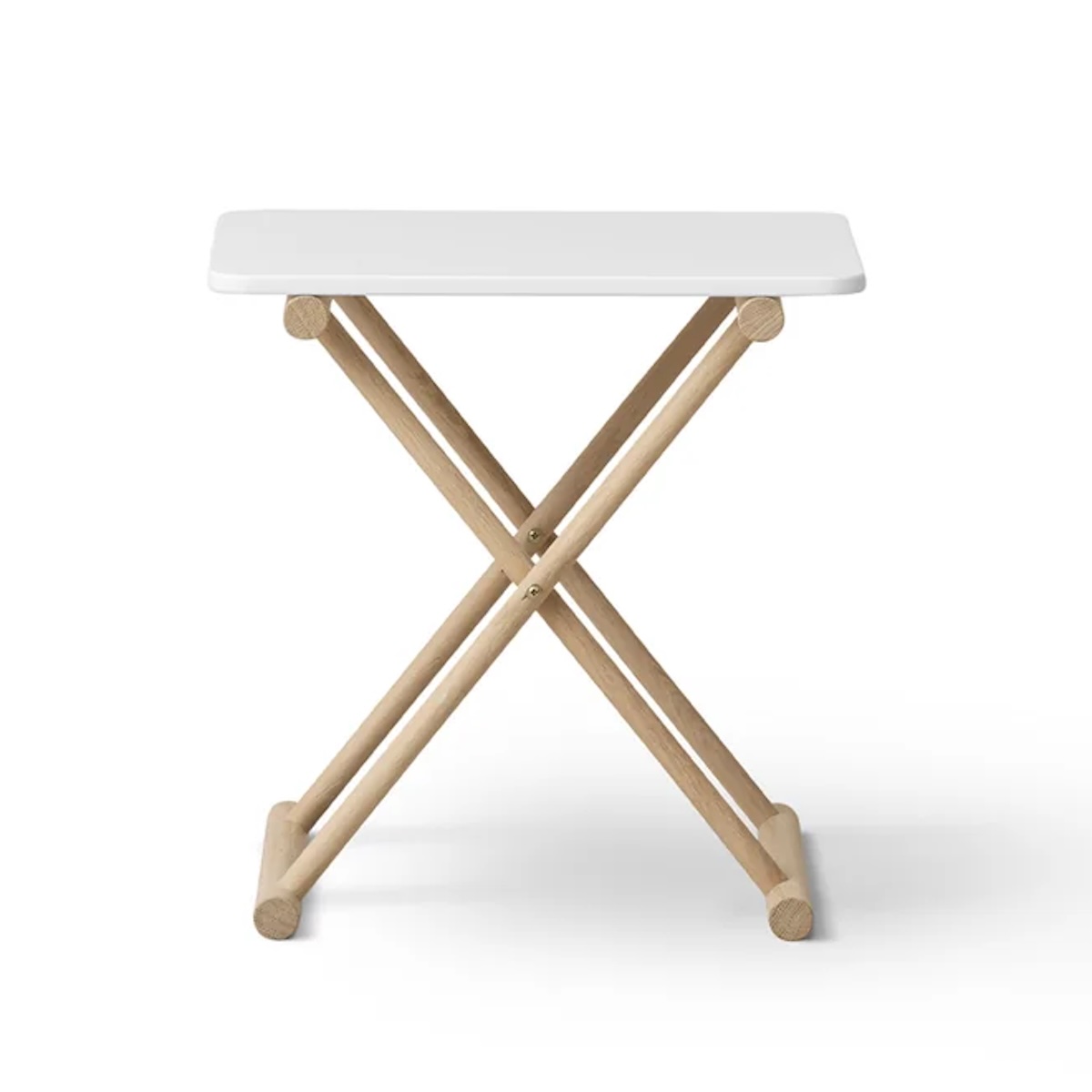 Mesita de noche alta CAMP Oliver Furniture blanco-roble