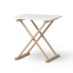 Mesita de noche alta CAMP Oliver Furniture blanco-roble