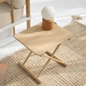 Mesita de noche baja CAMP Oliver Furniture roble