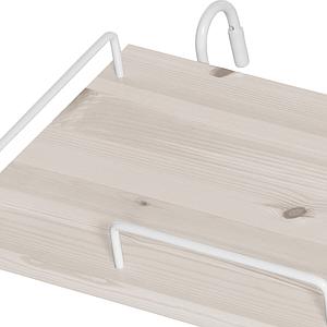 Mesita de noche colgante cama CLASSIC Flexa blanco cal