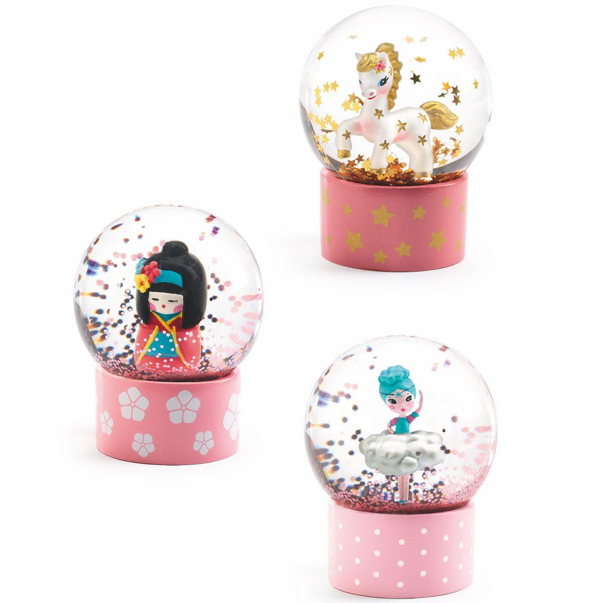 Mini bolas nieve SO CUTE Djeco