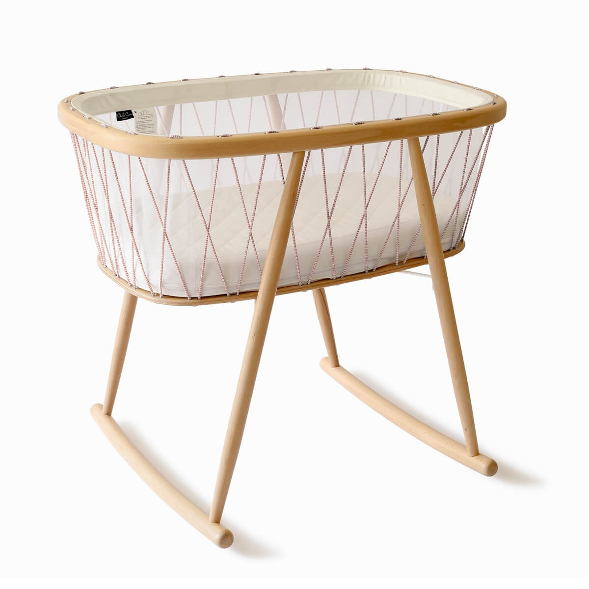Minicuna-colchón espuma KUMI Charlie Crane bois de rose